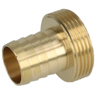 Messing Schlauchverschraubung flachdichtend 1 1/4" AG x 1" T&uuml;lle