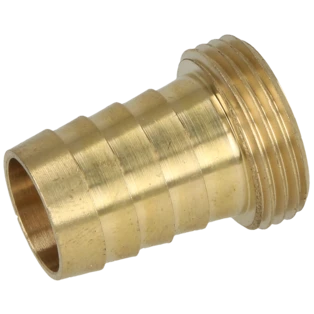 Brass hose tail flat-sealing 3/4" ET x 3/4" nozzle