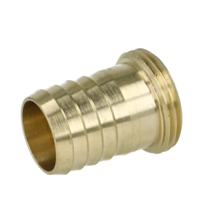 Messing Schlauchverschraubung flachdichtend 1" AG x 1" T&uuml;lle