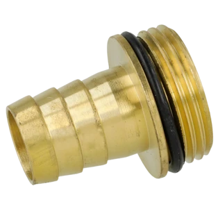 Messing Schlaucht&uuml;lle 3/4" und 1" Au&szlig;engewinde mit O-Ring
