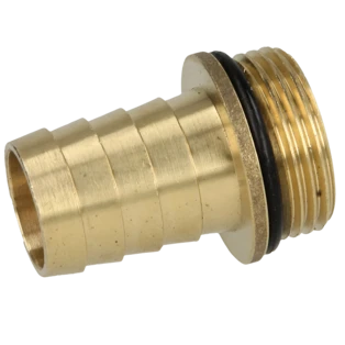 Messing Schlaucht&uuml;lle 3/4" und 3/4" Au&szlig;engewinde mit O-Ring