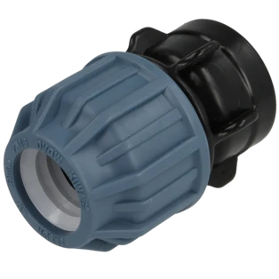 PE compression fitting adaptor 40 mm | 1 1/2" IT