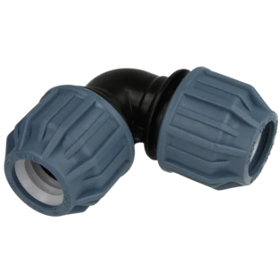 PE compression fitting 90&deg; elbow 25 | 25 mm