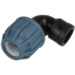PE knel 90&deg; bocht 25 mm | 3/4" IS