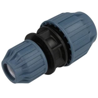 PE compression fitting coupling reducing 63 | 40 mm