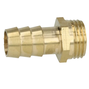 Messingt&uuml;lle mit 1/2" Au&szlig;engewinde zum Anschluss von 5/8" Schl&auml;uchen