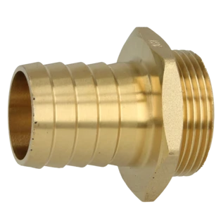 Messingt&uuml;lle mit 1&frac14;" Au&szlig;engewinde zum Anschluss von 1&frac14;" Schl&auml;uchen