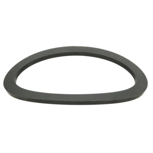 Handgatsluiting met rubberen afdichting voor drukvaten