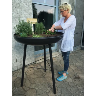 Kruidenbed gemaakt van staal &Oslash; 1000 